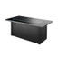 Outdoor Greatroom Monte Carlo Linear Gas Fire Pit Table MCR-1242-BLK-K