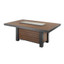 Outdoor Greatroom Kenwood Linear Dining Height Gas Fire Pit Table KW-1242-K