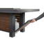 Outdoor Greatroom Kenwood Linear Dining Height Gas Fire Pit Table KW-1242-K