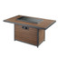 Outdoor Greatroom Kenwood Rectangular Chat Height Gas Fire Pit Table KW-1224-19-K