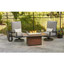 Outdoor Greatroom Kenwood Rectangular Chat Height Gas Fire Pit Table KW-1224-19-K
