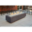 Outdoor Greatroom Midnight Mist Cove 72" Linear Gas Fire Pit Table CV-72MM