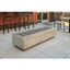 Outdoor Greatroom Natural Grey Cove 72" Linear Gas Fire Pit Table CV-72