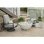 Outdoor Greatroom White Cove 42" Round Gas Fire Pit Bowl CV-30WT