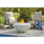 Outdoor Greatroom White Cove Edge 42" Round Gas Fire Pit Bowl CV-30EWHT