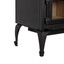 Empire Stove Leg Kit with Ash Pan, Queen Anne, Black WLQ2BL