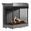 Faber 45" MatriX Series Built-In Three-Sided Gas Fireplace FMG4126B