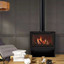 Majestic Products 30" Ruby Direct Vent Freestanding Gas Insert Fireplace RUBY30I