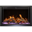 Amantii Square trim for TRD-38 | AMTR38T — accessory; installation view may include separately sold fireplace