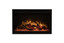 Amantii RusticStone RS30 electric fireplace - official exact-model flame-on photograph