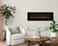 Amantii 88" Linear Electric Fireplace WM-FM-88-10023-BG
