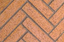 Superior Warm Red Split Herringbone MOSAIC36WRSH
