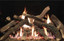 36" Ceramic Fiber Traditional Charred Log Set LS36TINF