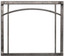 Empire Hearth 36" Distressed Pewter Arched Forged Iron Inset DFF36RPD