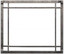 Empire Hearth 40" Distressed Pewter Rectangle Forged Iron Inset DFF40CPD
