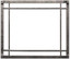Empire Hearth 40" Distressed Pewter Rectangle Forged Iron Inset DFF40CPD