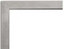 Empire Hearth 1.5" Brushed Nickel Beveled Frame DF302BNB