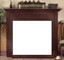 Empire Hearth Cherry Standard Cabinet with Base (Fits 32" Fireplace) EMBF1SC