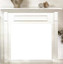 White Standard Cabinet with Base (Fits 32" Fireplace) EMBF1SW