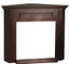 Empire Hearth Oak Corner Cabinet with Base (Fits 32" Fireplace) EMBC1SO