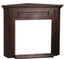 Empire Hearth Cherry Corner Cabinet with Base (Fits 36" Fireplace) EMBC3SC