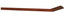 Empire Hearth 36" Cherry Peninsula Mantel Base EMPBC