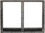 Empire Hearth 36" Forged Iron and Distress Pewter Door & Frame DDF36CPD