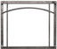 Empire Hearth 35" Distressed Pewter Arched Forged Iron Inset DFF35RPD