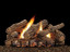 Empire Hearth 18" 10 Piece Refractory Saratoga Log Set ALS18SG