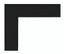 Empire Comfort Systems 1 1/2" Matte Black Beveled Frame DF722VBL