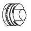 Empire Hearth 5/8" Flex to Rigid Vent Connector SD58DVAFCF