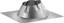 DuraVent 3" Pellet Pro Dead Soft Flashing - 0/12-6/12 Pitch, for Metal Roof 3PVPF6DS