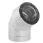 Duravent 4"- 6 5/8" Double Wall 60 Degree Galvalume Elbow 46DVA-E60