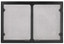 HHT Black Grand Vista cabinet style mesh doors GV36BK
