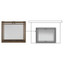 HHT Black Contemporary Rectangular Door CRD42BK