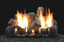 Empire Hearth 30" Charred Oak Ceramic Log set for Slope Glaze Burner LS30C2
