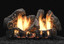 Empire Hearth 30" Super Charred Oak Ceramic Log set for Slope Glaze Burner LS30C2S