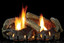 Empire Hearth 24" Vent-Free Stacked Oak 7 piece Refractory Log Set LS24SRAO