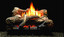 Empire Hearth 18" Vent-Free Flint Hill Natural Gas Manual Ignition Ceramic Fiber Log Set and Burner VFDM18LBN