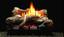 Empire Hearth 24" Vent-Free Flint Hill Propane Manual Ignition Ceramic Fiber Log Set and Burner VFDM24LBP