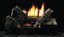 Empire 30" Vent-Free Whiskey River Propane Manual Ignition Ceramic Fiber Log Set and Burner VFDM30LBWP