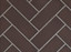 Empire 36" Mocha Herringbone Brick Set WBL36HBR