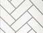 Empire Hearth 36" White Herringbone Brick Set WBL36HWH