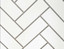 Empire Hearth 54" White Herringbone Brick Set WBL54HWH