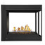 Napoleon Ascent Multi-View Peninsula Direct Vent Gas Fireplace BHD4P