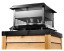 HHT Square termination cap, painted black ST375