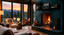 Majestic Products 36" Ashland Wood Fireplace WDR3836-H