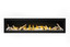 Napoleon Luxuria Series 74" Linear Gas Fireplace LVX74NX-1
