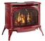Vermont Castings Radiance Direct Vent Natural Gas Free-Standing Fireplace RADVTCBSB