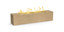 American Fyre Designs Milan Low Linear Firetable — Café Blanco — Propane